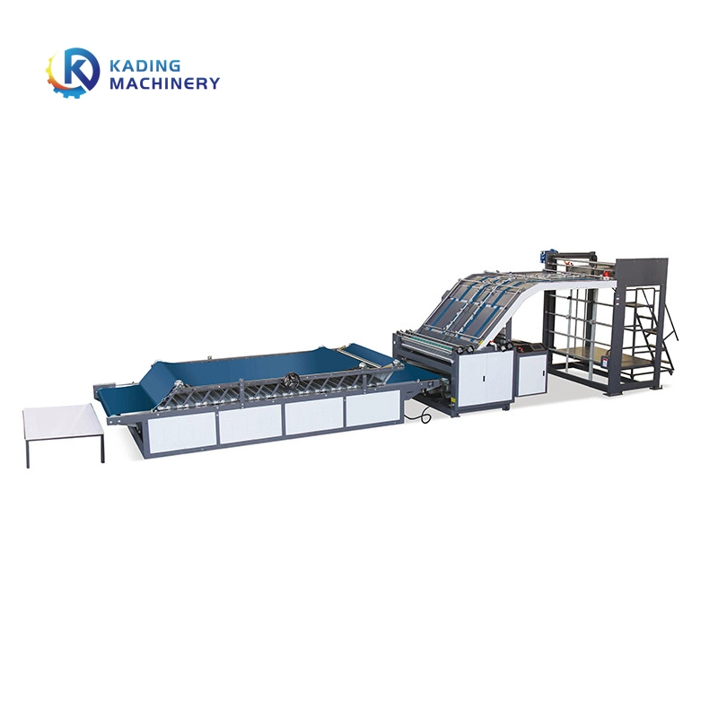 Semi Automatic Flute Laminating Machine Carton Machine High Speed Flute Lamination with High Platform